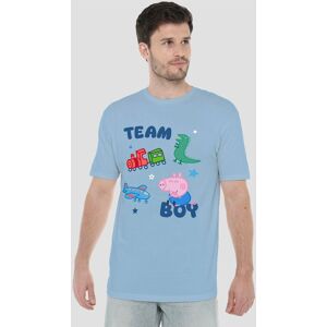 Hasbro Peppa Pig George Pig Team Boy Icons T-Shirt, Sky Blue Size: Medium Blue M Hasbro Peppa Pig George Pig Team Boy Icons T-Shirt, Sky Blue Size: Medium Blue M