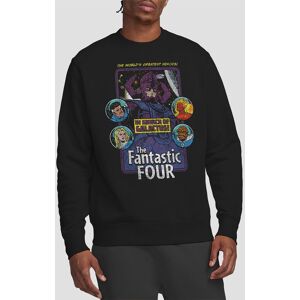 Marvel Fantastic Four In Search Of Galactus Sweatshirt, Black Size: Small Black S Marvel Fantastic Four In Search Of Galactus Sweatshirt, Black Size: Small Black S