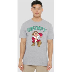 Disney Snow White & The 7 Dwarfs Father's Day Grumpy Dad T-Shirt, Heather Grey Size: Small Grey S Disney Snow White & The 7 Dwarfs Father's Day Grumpy Dad T-Shirt, Heather Grey Size: Small Grey S