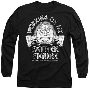 Disney Hercules Phil Working On My Father Figure Long Sleeve T-Shirt, Black Size: Small Black S Disney Hercules Phil Working On My Father Figure Long Sleeve T-Shirt, Black Size: Small Black S