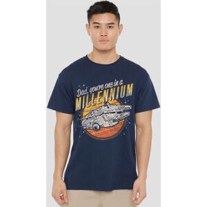 Star Wars Dad One In A Millennium Vintage T-Shirt, Navy Size: 4XL Navy 4XL Star Wars Dad One In A Millennium Vintage T-Shirt, Navy Size: 4XL Navy 4XL