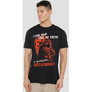 Star Wars Vader Dad Jokes Disturbing T-Shirt, Black Size: XL Black XL Star Wars Vader Dad Jokes Disturbing T-Shirt, Black Size: XL Black XL