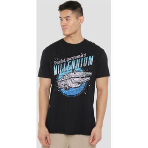 Star Wars Grandad One In A Millennium Vintage T-Shirt, Black Size: Small Black S Star Wars Grandad One In A Millennium Vintage T-Shirt, Black Size: Small Black S