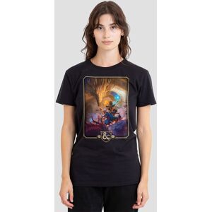 Hasbro Women's Dungeons & Dragons - 2024 Players Handbook Cover T-Shirt in Black Size: Large Black L Hasbro Women's Dungeons & Dragons - 2024 Players Handbook Cover T-Shirt in Black Size: Large Black L