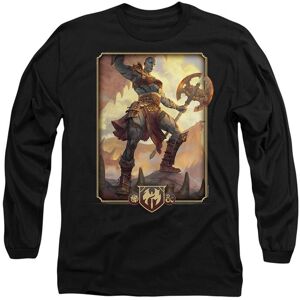 Hasbro Dungeons & Dragons - 2024 Barbarian Key Art Long Sleeve T-Shirt in Black Size: Small Black S Hasbro Dungeons & Dragons - 2024 Barbarian Key Art Long Sleeve T-Shirt in Black Size: Small Black S