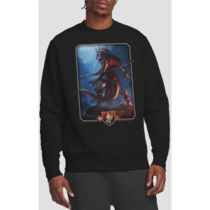 Hasbro Dungeons & Dragons - 2024 Monk Key Art Sweatshirt in Black Size: Small Black S Hasbro Dungeons & Dragons - 2024 Monk Key Art Sweatshirt in Black Size: Small Black S