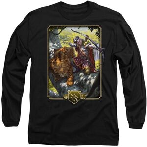Hasbro Dungeons & Dragons - 2024 Ranger Key Art Long Sleeve T-Shirt in Black Size: Small Black S Hasbro Dungeons & Dragons - 2024 Ranger Key Art Long Sleeve T-Shirt in Black Size: Small Black S