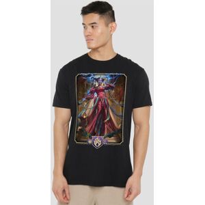 Hasbro Dungeons & Dragons - 2024 Sorcerer Key Art T-Shirt in Black Size: Small Black S Hasbro Dungeons & Dragons - 2024 Sorcerer Key Art T-Shirt in Black Size: Small Black S