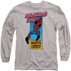 Marvel Comics Presents Corner Box Father'S Day Amazing Spider-Man Dad T-Shirt, Heather Grey Size: XL Grey XL Marvel Comics Presents Corner Box Father'S Day Amazing Spider-Man Dad T-Shirt, Heather Grey Size: XL Grey XL