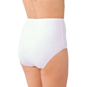 Chums Women's Pack Of 6 Cotton Briefs in White Size: 24 White 24 Chums Women's Pack Of 6 Cotton Briefs in White Size: 24 White 24
