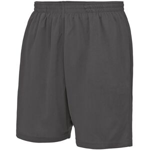 Just Cool Mens Sports Shorts - Charcoal - S-XXL - Sports Shorts Just Cool Mens Sports Shorts - Charcoal - S-XXL - Sports Shorts