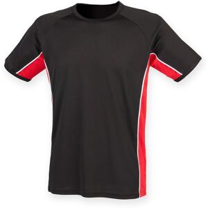 Finden & Hales Short Sleeve Performance Panel Sports T-shirt in True Black Size: 7-8 Years True Black 7-8 Years Finden & Hales Short Sleeve Performance Panel Sports T-shirt in True Black Size: 7-8 Years True Black 7-8 Years