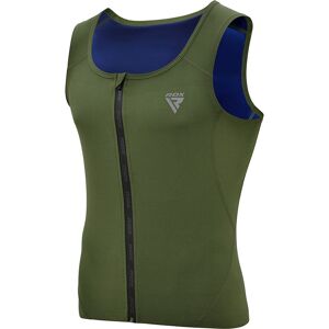 RDX SPORTS Men's M2 Zippered Men Sweat Vest in Dark Green Size: 2XL Dark Green 2XL RDX SPORTS Men's M2 Zippered Men Sweat Vest in Dark Green Size: 2XL Dark Green 2XL