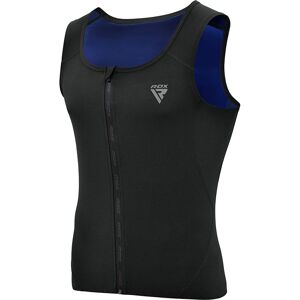 RDX SPORTS Men's M2 Zippered Men Sweat Vest in Black Size: 3XL Black 3XL RDX SPORTS Men's M2 Zippered Men Sweat Vest in Black Size: 3XL Black 3XL