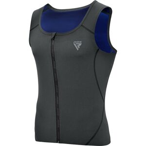RDX SPORTS Men's M2 Zippered Men Sweat Vest in Grey Size: XL Grey XL RDX SPORTS Men's M2 Zippered Men Sweat Vest in Grey Size: XL Grey XL