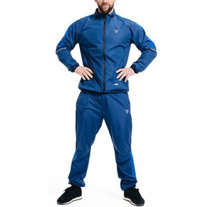 RDX SPORTS Men's C1 Weight Loss Sauna Suit in Blue Size: 2XL Blue 2XL RDX SPORTS Men's C1 Weight Loss Sauna Suit in Blue Size: 2XL Blue 2XL