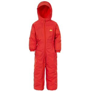 Trespass Dripdrop Padded Waterproof Rain Suit in Red Size: 18-24 m Red 18-24 m Trespass Dripdrop Padded Waterproof Rain Suit in Red Size: 18-24 m Red 18-24 m