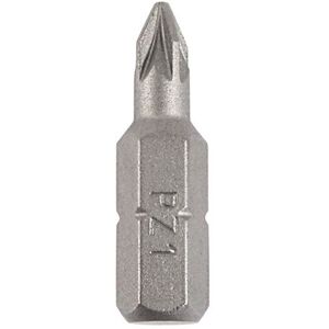 Timco S2 Driver Bits - PZ (Size No.1 x 25 - 100 Pieces) in Silver Silver Timco S2 Driver Bits - PZ (Size No.1 x 25 - 100 Pieces) in Silver Silver