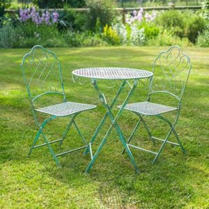 Ascalon Design Ltd Avalon Bistro Set - 3pc - L60 x W60 x H73 cm - Green Green Ascalon Design Ltd Avalon Bistro Set - 3pc - L60 x W60 x H73 cm - Green Green