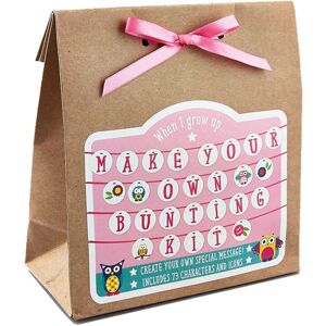 Floss & Rock Women's Make Your Own Bunting Kit - Pink Owl Pink Floss & Rock Women's Make Your Own Bunting Kit - Pink Owl Pink