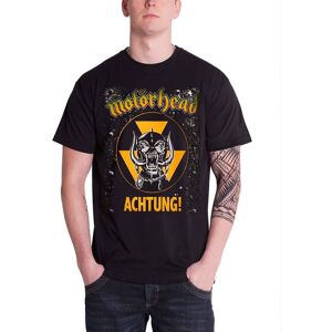 Motorhead Achtung Warpig T-Shirt in Black Size: XL Black XL Motorhead Achtung Warpig T-Shirt in Black Size: XL Black XL