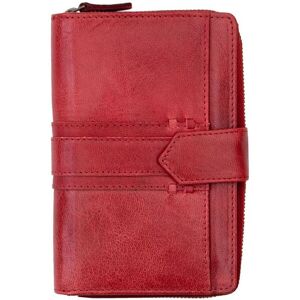 PRIMEHIDE Women's 'Arizona' Leather Note Case Style Purse in Red Red One Size PRIMEHIDE Women's 'Arizona' Leather Note Case Style Purse in Red Red One Size