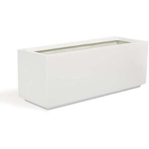 Primrose Fibreglass Trough Gloss Weather Resistant Patio Planter in Black 120cm Black Primrose Fibreglass Trough Gloss Weather Resistant Patio Planter in Black 120cm Black