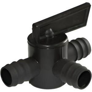 Primrose Water Distributor for Water Features & Fountains 2 Way Splitter 25mm in True Black True Black Primrose Water Distributor for Water Features & Fountains 2 Way Splitter 25mm in True Black True Black