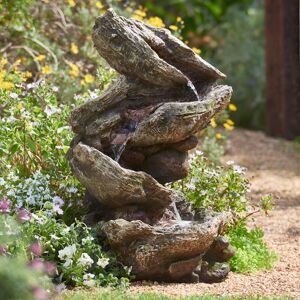 Primrose Garden Water Feature Rock River Cascade with LED Lights 103cm in Stone Stone Primrose Garden Water Feature Rock River Cascade with LED Lights 103cm in Stone Stone