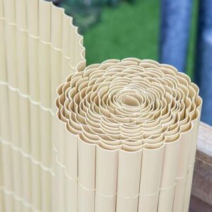 Primrose Artificial Bamboo Cane Screening Fence Roll Garden Privacy W4m x H1.5m in Beige Beige Primrose Artificial Bamboo Cane Screening Fence Roll Garden Privacy W4m x H1.5m in Beige Beige