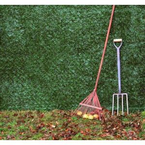 Primrose Artificial Ivy Leaf Screening Hedge Roll Privacy Screen W3m x H1m in Green Green Primrose Artificial Ivy Leaf Screening Hedge Roll Privacy Screen W3m x H1m in Green Green