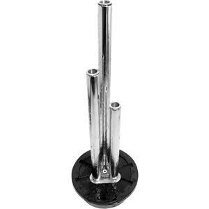 Primrose Stainless Steel 'Fire & Water' Feature Three Polished Tubes 135cm in Metallic Silver Metallic Silver Primrose Stainless Steel 'Fire & Water' Feature Three Polished Tubes 135cm in Metallic Silver Metallic Silver