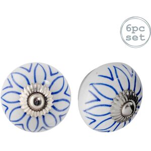 Nicola Spring Round Ceramic Cabinet Knobs - Pack of 6 in Light Blue Size: 1000mm x 500mm Light Blue 1000mm x 500mm Nicola Spring Round Ceramic Cabinet Knobs - Pack of 6 in Light Blue Size: 1000mm x 500mm Light Blue 1000mm x 500mm