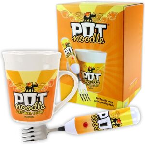 Kimm and Miller (UK) Ltd Curry Pot Noodle Gift Set with Spinning Fork in Orange Size: 800g Orange 800g Kimm and Miller (UK) Ltd Curry Pot Noodle Gift Set with Spinning Fork in Orange Size: 800g Orange 800g
