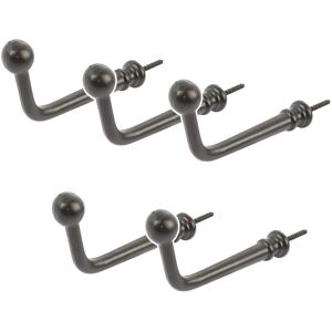 Hammer and Tongs Flat Top Screw Hook - W20mm x H60mm - Pack of 5 in Black Size: 1000mm x 1000mm Black 1000mm x 1000mm Hammer and Tongs Flat Top Screw Hook - W20mm x H60mm - Pack of 5 in Black Size: 1000mm x 1000mm Black 1000mm x 1000mm