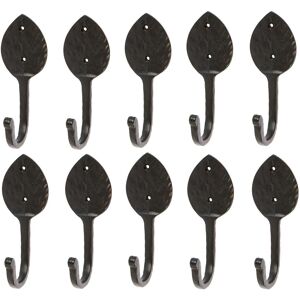 Hammer and Tongs Arrowhead Coat Hook - W55mm x H140mm - Black - Pack of 10 Size: 1000mm x 1000mm Black 1000mm x 1000mm Hammer and Tongs Arrowhead Coat Hook - W55mm x H140mm - Black - Pack of 10 Size: 1000mm x 1000mm Black 1000mm x 1000mm