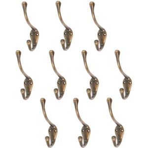 Hammer and Tongs Narrow Hat & Coat Hook - W30mm x H140mm - Pack of 10 in Gold Size: 1000mm x 1000mm Gold 1000mm x 1000mm Hammer and Tongs Narrow Hat & Coat Hook - W30mm x H140mm - Pack of 10 in Gold Size: 1000mm x 1000mm Gold 1000mm x 1000mm