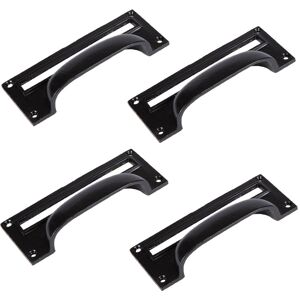 Hammer and Tongs Filing Cabinet Drawer Pull with Card Frame - W130mm x H50mm - Pack of 4 in Black Size: 1000mm x 500mm Black 1000mm x 500mm Hammer and Tongs Filing Cabinet Drawer Pull with Card Frame - W130mm x H50mm - Pack of 4 in Black Size: 1000mm x 500mm Black 1000mm x 500mm