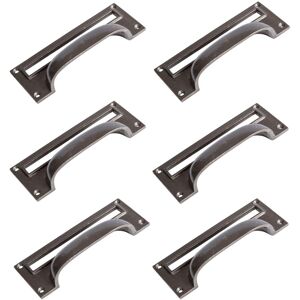 Hammer and Tongs Filing Cabinet Drawer Pull with Card Frame - W130mm x H50mm - Pack of 6 in Grey Size: 1000mm x 500mm Grey 1000mm x 500mm Hammer and Tongs Filing Cabinet Drawer Pull with Card Frame - W130mm x H50mm - Pack of 6 in Grey Size: 1000mm x 500mm Grey 1000mm x 500mm