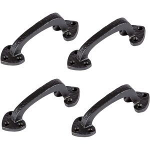 Hammer and Tongs Rustic Arrowhead Door Handle - H100mm - Black - Pack of 4 Size: 10000mm x 520mm Black 10000mm x 520mm Hammer and Tongs Rustic Arrowhead Door Handle - H100mm - Black - Pack of 4 Size: 10000mm x 520mm Black 10000mm x 520mm