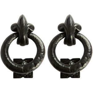 Hammer and Tongs Fleur De Lis Door Knocker - H140mm - Black - Pack of 2 Size: 10000mm x 520mm Black 10000mm x 520mm Hammer and Tongs Fleur De Lis Door Knocker - H140mm - Black - Pack of 2 Size: 10000mm x 520mm Black 10000mm x 520mm