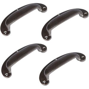 Hammer and Tongs Wide Lipped Cabinet Drawer Pull - W130mm x H50mm - Pack of 4 in Grey Size: 1000mm x 500mm Grey 1000mm x 500mm Hammer and Tongs Wide Lipped Cabinet Drawer Pull - W130mm x H50mm - Pack of 4 in Grey Size: 1000mm x 500mm Grey 1000mm x 500mm