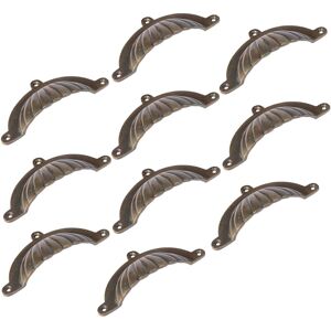 Hammer and Tongs Fluted Cabinet Drawer Pull - W130mm x H60mm - Pack of 10 in Gold Size: 1000mm x 500mm Gold 1000mm x 500mm Hammer and Tongs Fluted Cabinet Drawer Pull - W130mm x H60mm - Pack of 10 in Gold Size: 1000mm x 500mm Gold 1000mm x 500mm