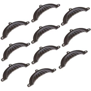 Hammer and Tongs Fluted Cabinet Drawer Pull - W130mm x H60mm - Pack of 10 in Grey Size: 1000mm x 500mm Grey 1000mm x 500mm Hammer and Tongs Fluted Cabinet Drawer Pull - W130mm x H60mm - Pack of 10 in Grey Size: 1000mm x 500mm Grey 1000mm x 500mm