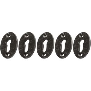 Hammer and Tongs Rustic Escutcheon Plate - W35mm x H50mm - Black - Pack of 5 Size: 10000mm x 520mm Black 10000mm x 520mm Hammer and Tongs Rustic Escutcheon Plate - W35mm x H50mm - Black - Pack of 5 Size: 10000mm x 520mm Black 10000mm x 520mm