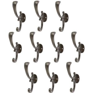 Hammer and Tongs Ornamental Hat & Coat Hook - W30mm x H130mm - Pack of 10 in Black Size: 1000mm x 1000mm Black 1000mm x 1000mm Hammer and Tongs Ornamental Hat & Coat Hook - W30mm x H130mm - Pack of 10 in Black Size: 1000mm x 1000mm Black 1000mm x 1000mm