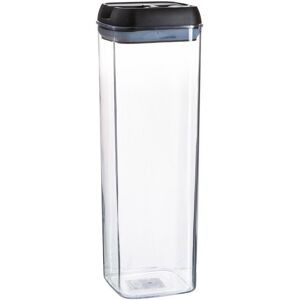 Argon Tableware Flip Lock Plastic Food Storage Container 1.9 Litre in Black Black Argon Tableware Flip Lock Plastic Food Storage Container 1.9 Litre in Black Black