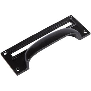Hammer and Tongs Filing Cabinet Drawer Pull with Card Frame - W130mm x H50mm in Black Size: 1000mm x 500mm Black 1000mm x 500mm Hammer and Tongs Filing Cabinet Drawer Pull with Card Frame - W130mm x H50mm in Black Size: 1000mm x 500mm Black 1000mm x 500mm