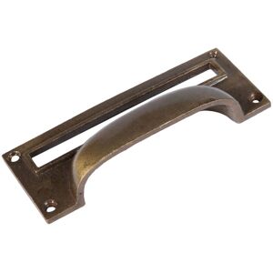 Hammer and Tongs Filing Cabinet Drawer Pull with Card Frame - W130mm x H50mm in Gold Size: 1000mm x 500mm Gold 1000mm x 500mm Hammer and Tongs Filing Cabinet Drawer Pull with Card Frame - W130mm x H50mm in Gold Size: 1000mm x 500mm Gold 1000mm x 500mm