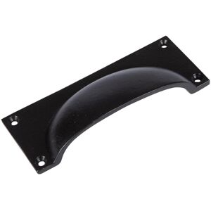 Hammer and Tongs Rectangular Cabinet Drawer Pull - W130mm x H50mm in Black Size: 1000mm x 500mm Black 1000mm x 500mm Hammer and Tongs Rectangular Cabinet Drawer Pull - W130mm x H50mm in Black Size: 1000mm x 500mm Black 1000mm x 500mm